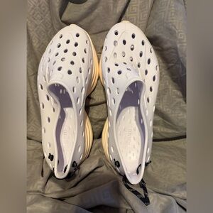 Men’s Kane White Perforated Slip-On Shoes